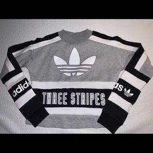 Adidas cropped crew neck